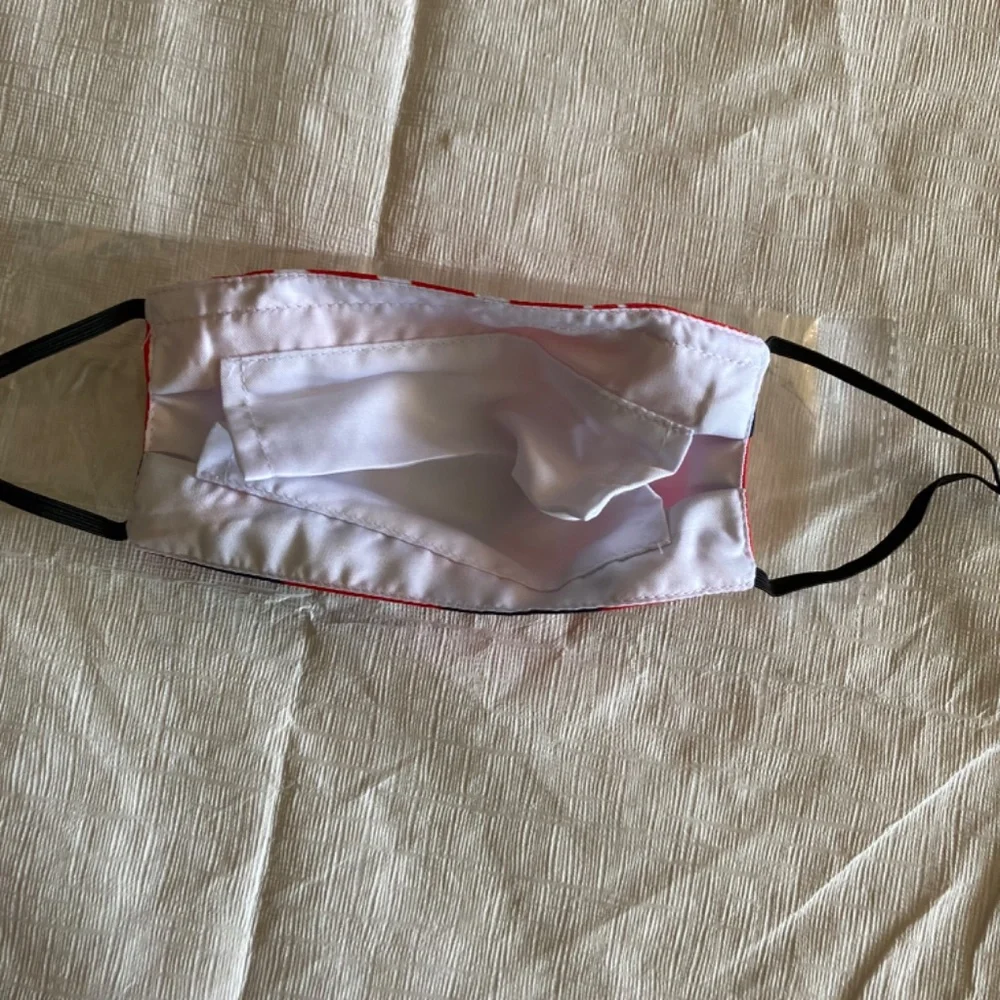 The New England Patriots Face Mask